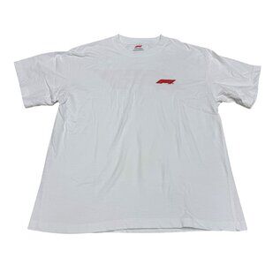 Pacsun Formula 1 Men's White SS T-Shirt Official F1 Licensed Product, Size L